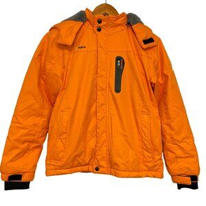 GEMYSE Boys 10/12 Large Ski Snow Jacket Fleece Lined Windproof Winter Hooded
